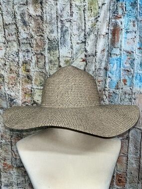 David and Young Sun Hat Woven packable one size Beach Cruise Summer